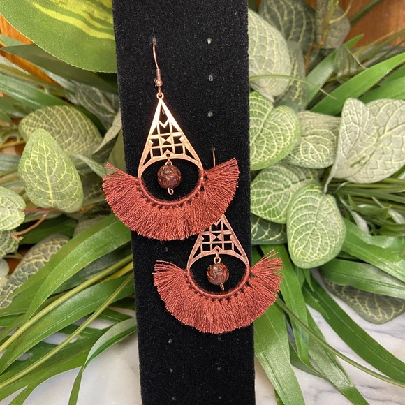 Boho Tassel Earrings - Picture 1 of 4